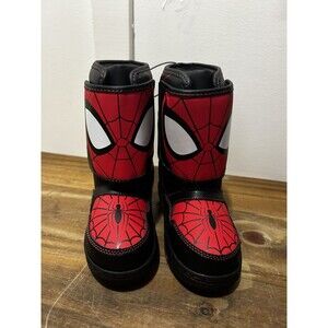 Marvel Spider-Man Red and Black Kids Boots